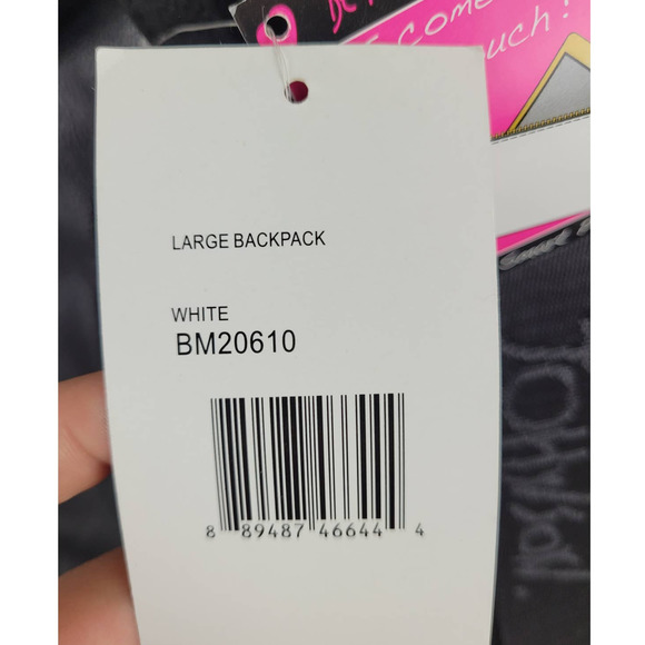 Betsey Johnson Oversized Panda Floral Backpack  & Phone Pouch NEW w/ Tags - Picture 4 of 13